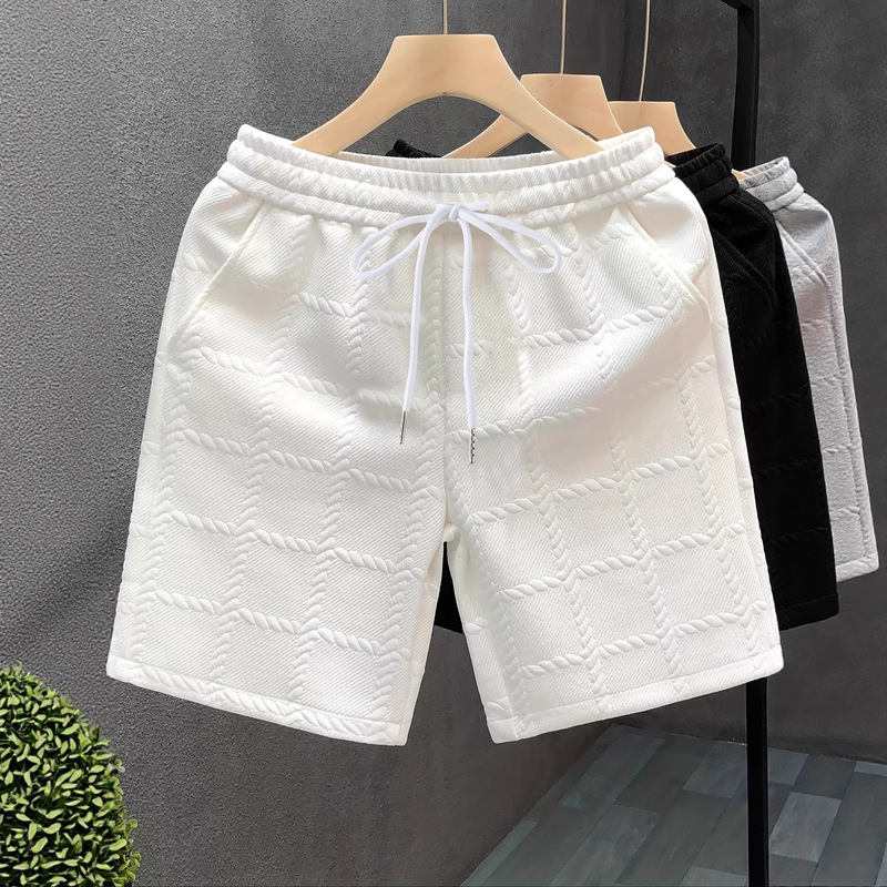 Cross-Border Foreign Trade Summer Men's Fashion Jogging Shorts Simple Jacquard Casual Shorts Beach Shorts Cross-Border Foreign Trade Summer Men's Fashion Jogging Shorts Simple Jacquard Casual Shorts Beach Shorts
