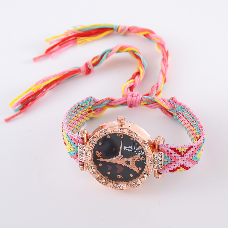 45g Weight Ordinary Glass Mirror Material Imitation Leather Strap Material Watch Classification Pointer+Number Display Type Concealed Buckle Buckle Style Round Dial Shape Casual, Daily Occasion Quartz Movement Eiffel Tower, Butterfly Pattern All Seasons Season Women's Gender Modern Style Style Modern Style Eiffel Tower Butterfly Concealed Buckle Quartz Watch Women's Watches 30
