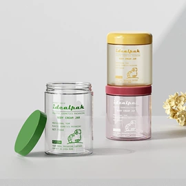 化妆品包装;塑料盖;塑料罐