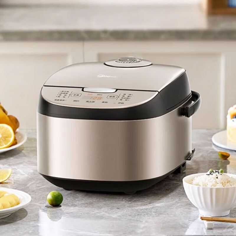 Midea 밥솥 가정용 5L 대용량 스마트 예약 밥솥 빠른 밥 장작 밥 조리 다기능