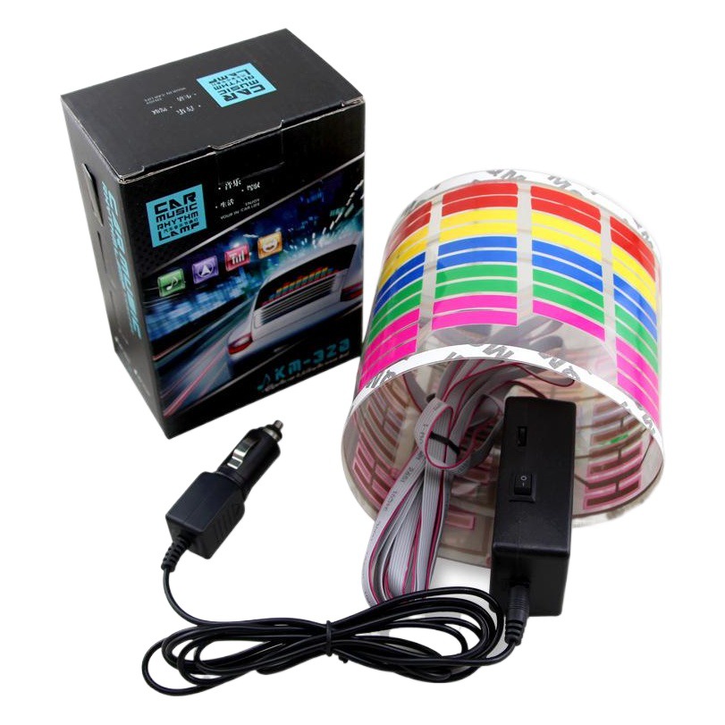 Coche LED música ritmo luz audio luz LED control de sonido luz golpeando con música ritmo Luz
