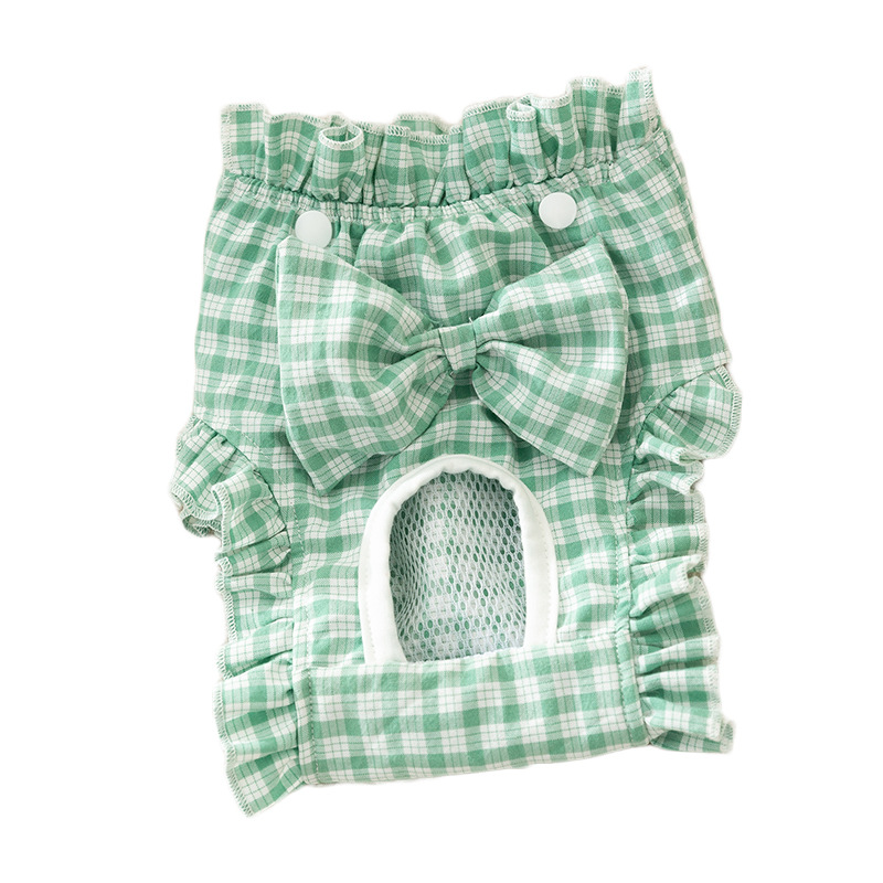 Pantalones fisiológicos del perro femenino Servilleta sanitaria del período menstrual femenino pantalones de seguridad contra el embarazo anti-apareamiento Peluche mascota perro pequeño