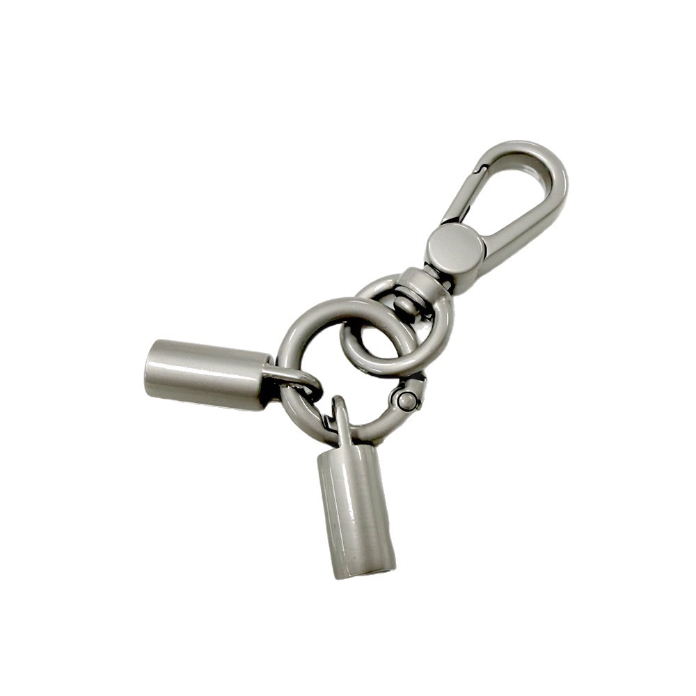 6mm campana colgante de aleación de zinc llavero conjunto accesorios de cable de teléfono móvil hardware gancho bobina ajustable percha