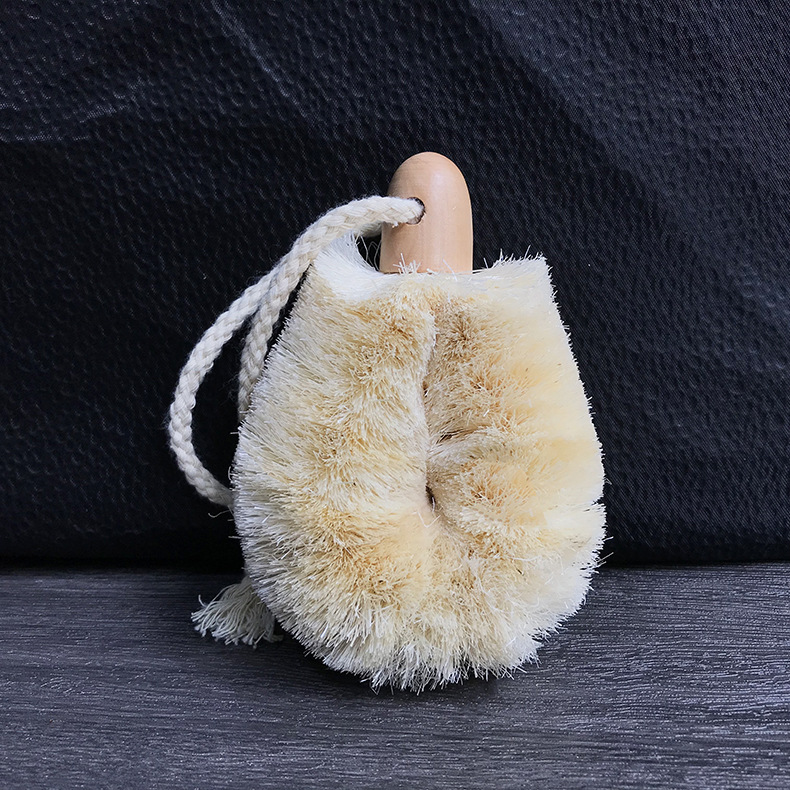 Fabricante en stock masaje cuerpo cepillo hogar cepillo de baño de isal natural cepillo de baño