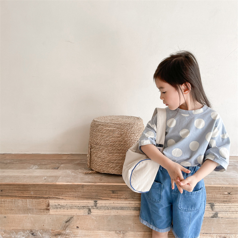 Title 4, Camiseta infantil de manga curta em algodão e c...