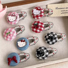 甜美kt卡通迷你儿童发夹碎发侧边刘海发卡可爱少女心y2k女款头饰