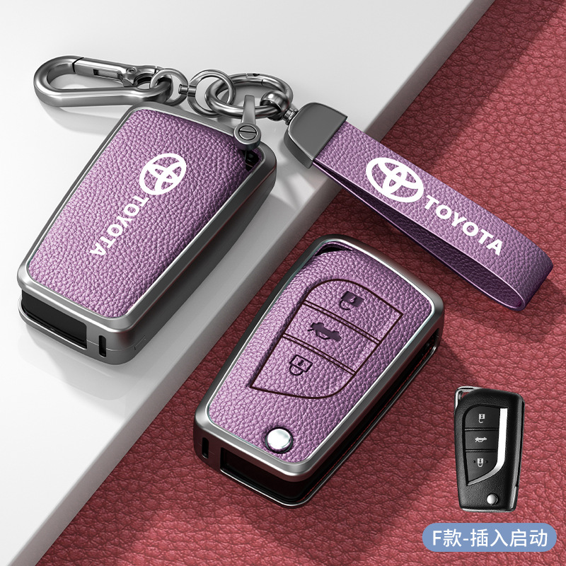 모델 F, 아연 합금 쉘, 3버튼 삽입, Xiaguang 보라색 하드웨어 팔찌