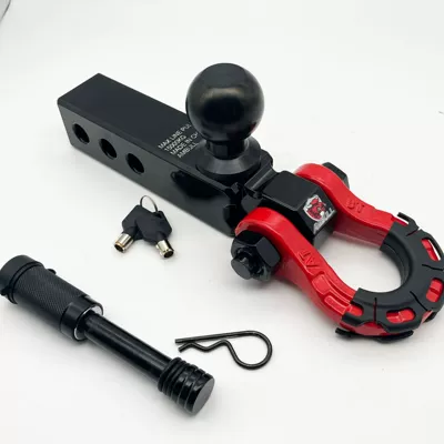 Trailer Arm with Ball Head | Other Car Modifications - red-8t-black-aluminum-alloy-ball-head-arm-lock
