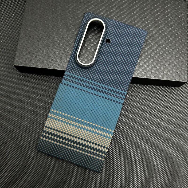 Samsung zfold7 磁気ケブラー アラミド繊維素材の浮き編みプロセス携帯電話ケース磁気吸引に適しています。|undefined
