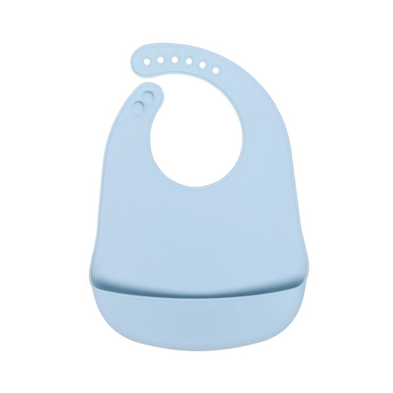 東莞グリーン工場ベビーシリコンよだれかけビスフェノールフリー赤ちゃん唾液バッグ子供用食器給餌セット