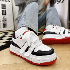 小眾設計黑武士版本麵包鞋休閒新款國潮牌老爹鞋運動滑板鞋直播款