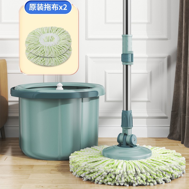 천 2개 - 녹색 천 헤드 * 회전 건조통 * 유압봉