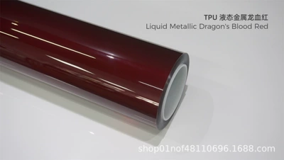 Car paint protective film — Tpu - tpu-liquid-metal-dragon-blood-red-15215m