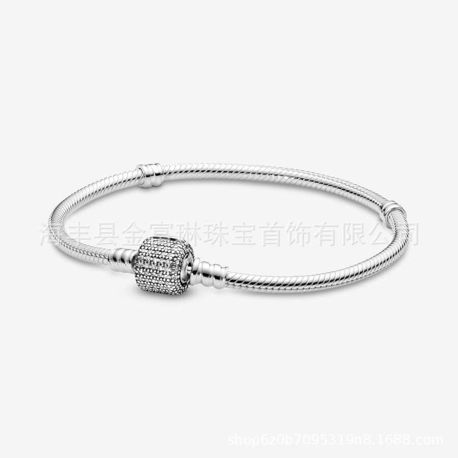 Pandora pulsera fuente fábrica venta al por mayor de alta versión amor clásico Venta caliente DIY serpiente hueso pulsera