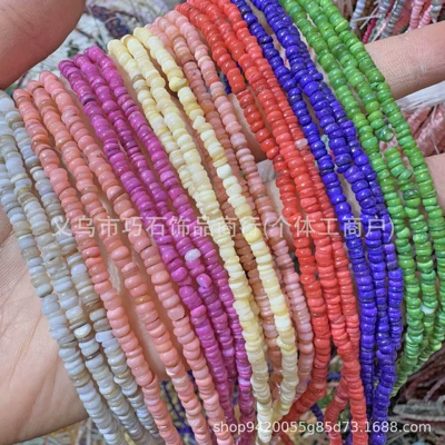 Freshwater Shell 3-4mm Irregular Round | Zərgərlik ara hissələri