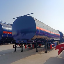 厂家生产加工出口3轴45方油罐车食用油专用运输罐车液体罐式挂车