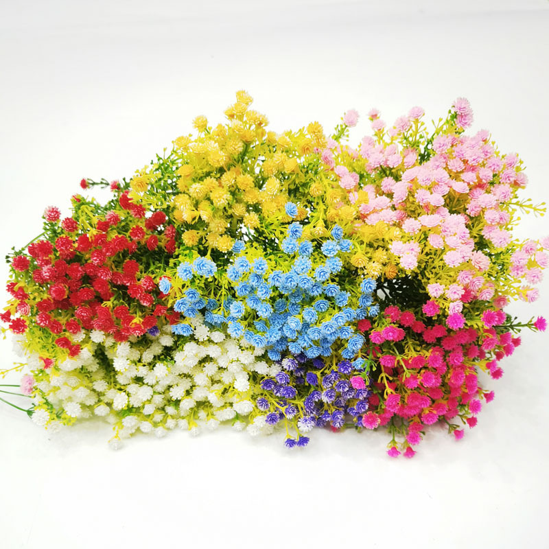 Flower Accessories Plastic Glowsophila bouquet with grass flower decoration material bouquet embellishment imitation grass Flower Accessories Plastic Glowsophila bouquet with grass flower decoration material bouquet embellishment imitation grass