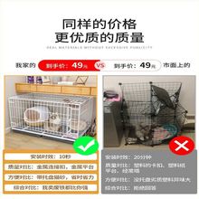 猫笼笼子小型家用别墅室内屋带厕所分离舍幼猫猫窝猫咪用品亚马逊