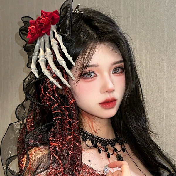 CA0146 Ghost Claw Mesh Hair Clip