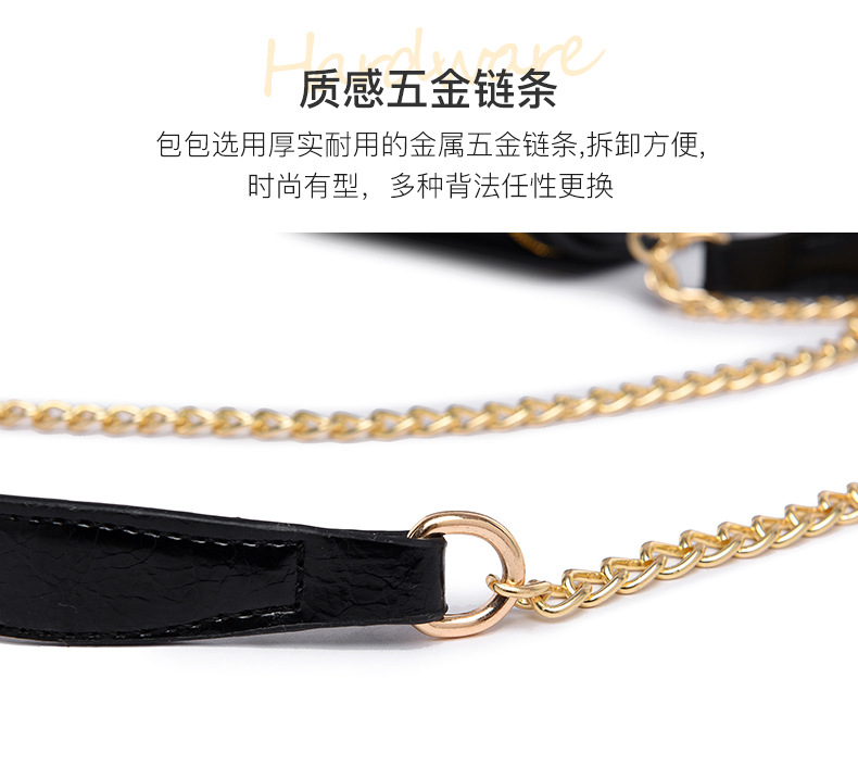 Korean rivet chain messenger portable small square bagpicture20