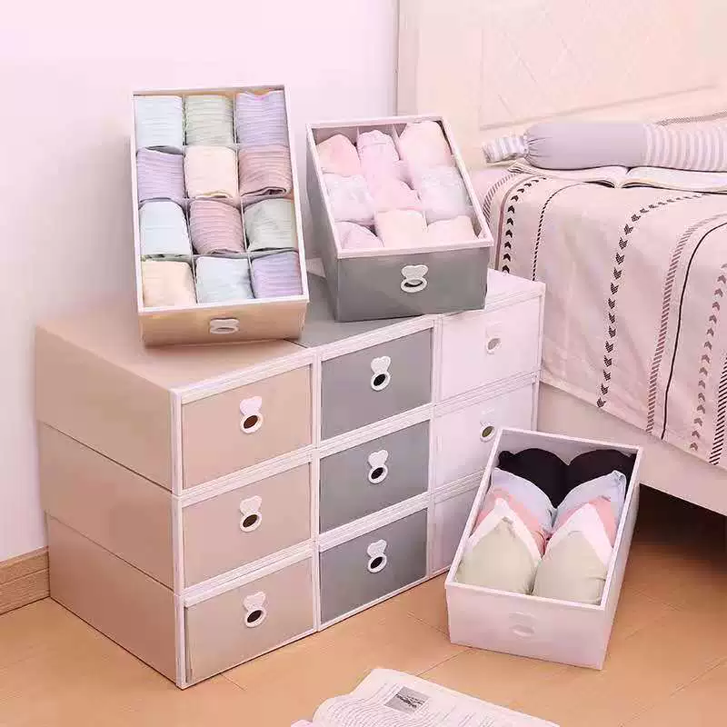 underwear, storage box, tights, socks, plastic bra, storage system