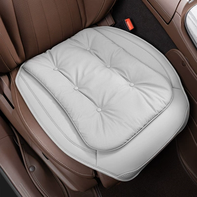 Seat cushion, seat cover Set, Three-Piece Set for All Seasons - anti-fouling-leather-ideal-white-single-seat-anti-fouling-leather-seat-cushion