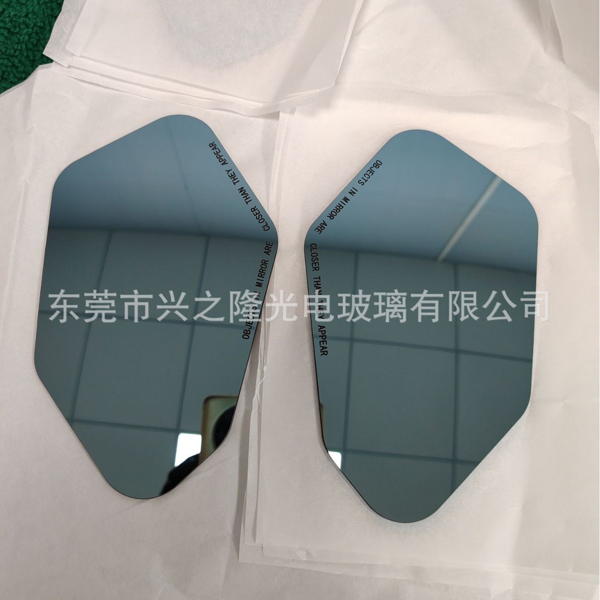 Manufacturer of Hot-Selling Automotive and Motorcycle Curved Rearview Mirrors with Blue Mirror Lenses, Large Quantities at Favorable Prices