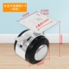 Alloy tablet foot wheel 2 inches (with brakes)