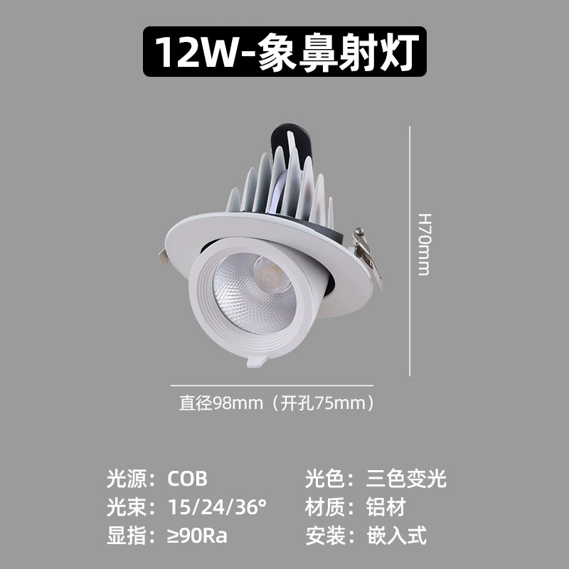 Telescopic LED lights, ceiling light, spot lighting, lamp for hotel