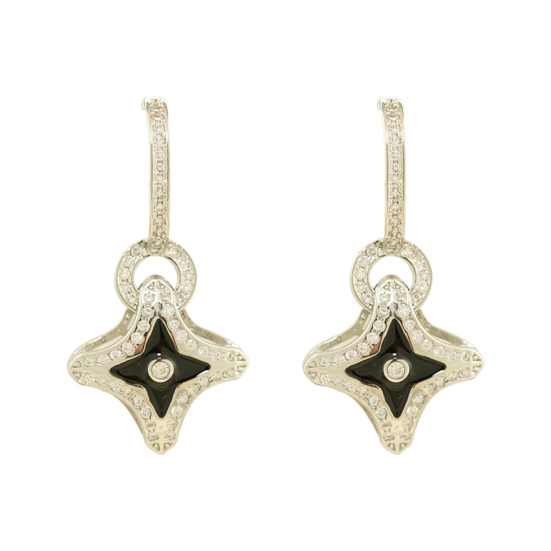 High-end small fragrant temperament earrings women's retro earrings_voghion.com