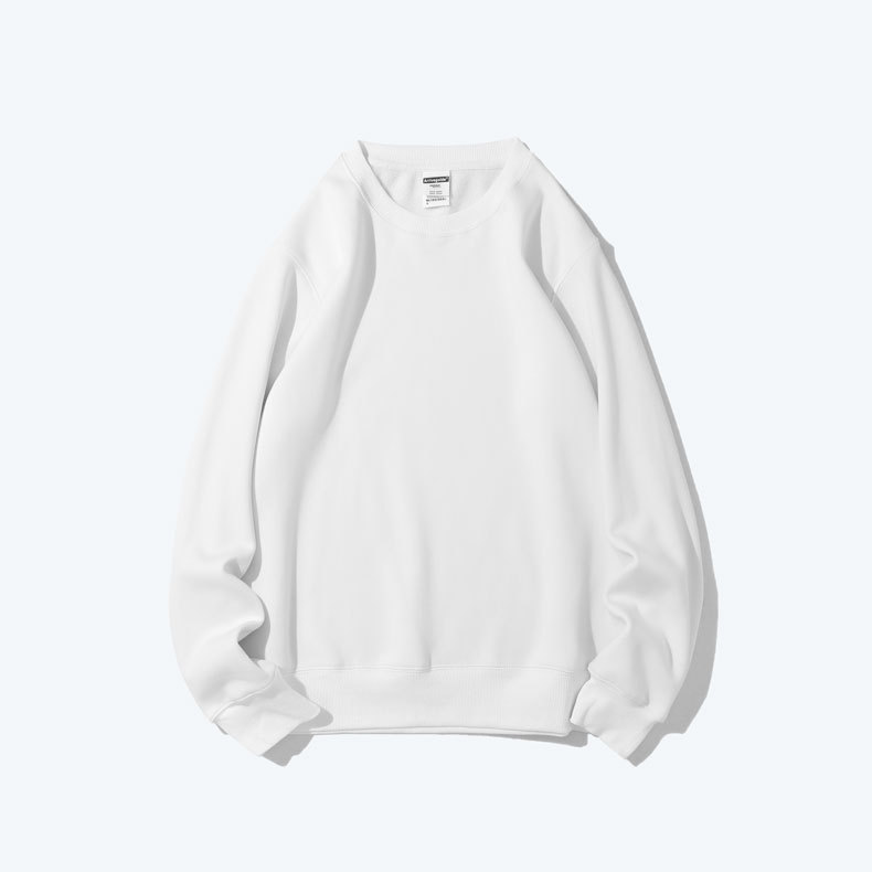Sudadera de forro polar para trabajo con impresión de logotipo personalizado, uniforme de equipo publicitario, camiseta de grupo con texto impreso, uniforme de trabajo de manga larga al por mayor, engrosada.