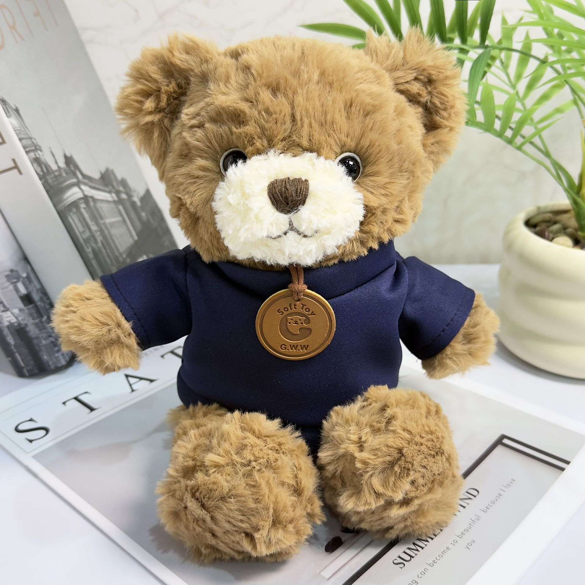 Vestido Teddy Bear suéter Teddy Bear camiseta actividad regalo juguete de peluche impresión LOGO