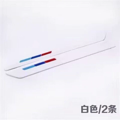 Factory direct thick silicone wheel eyebrow protection anti-collision strip front and rear bumpers anti-scratch collision body anti-collision strip (Qapı və bamper qoruyucu zolaqlar) - protective-bar-style-white