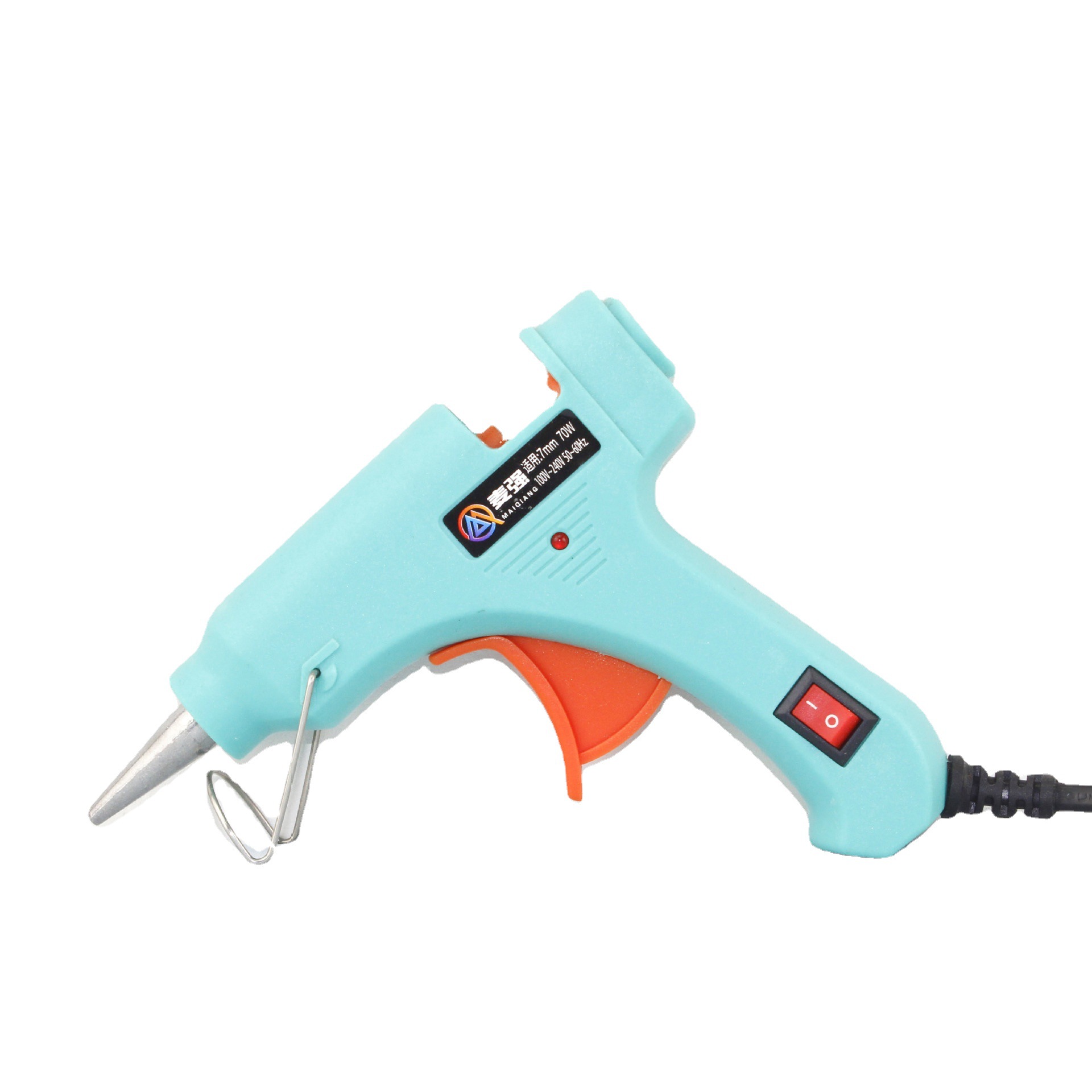 Pistola de pegamento termofusible de 7mm, pistola de pegamento termofusible hecha a mano en casa