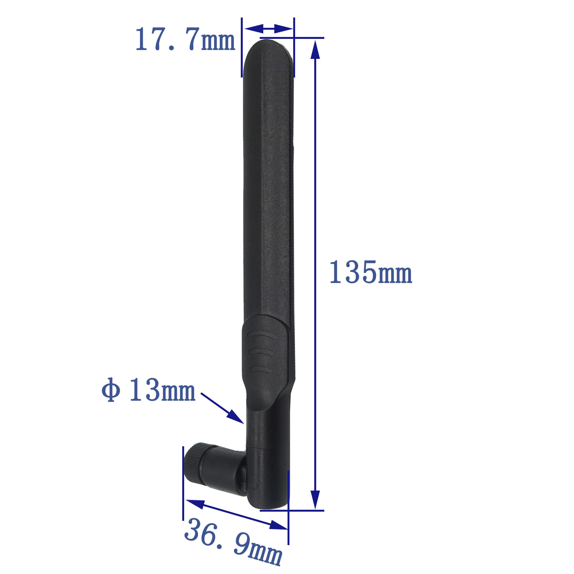 5.8G 双频 4/5DBi华为橡皮套/胶套天线2.4G船桨天线LTE GSM 3G 4G