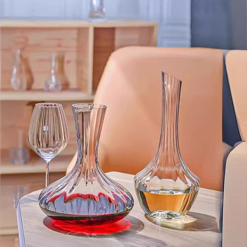 New Waterfall Rapid Decanter Home Creative Crystal Glass Filter Red Wine Diviner Luxury Prism Decanter