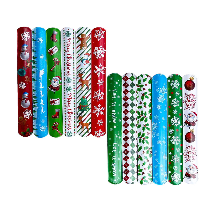 En stock de suministro Snap anillo de Navidad Snap anillo de la fiesta de los niños joyería de Navidad Snap anillo