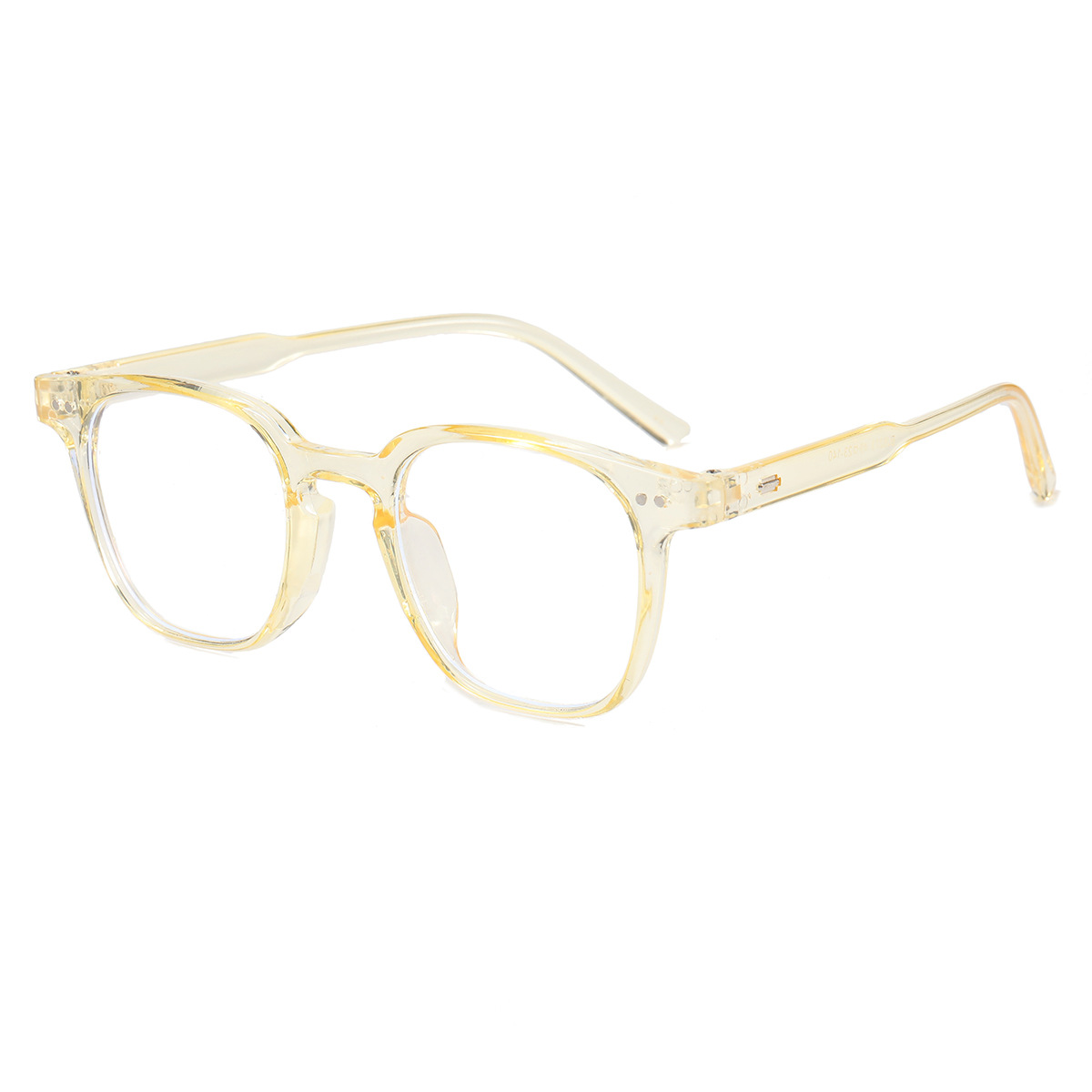 2021 nueva moda estilo coreano beige uñas gafas lisas poco Libro Rojo neto rojo ins misma moda gafas de luz anti-azul