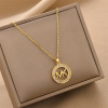 Elite fashionable necklace stainless steel, chain for key bag , European style, simple and elegant design, does not fade, wholesale