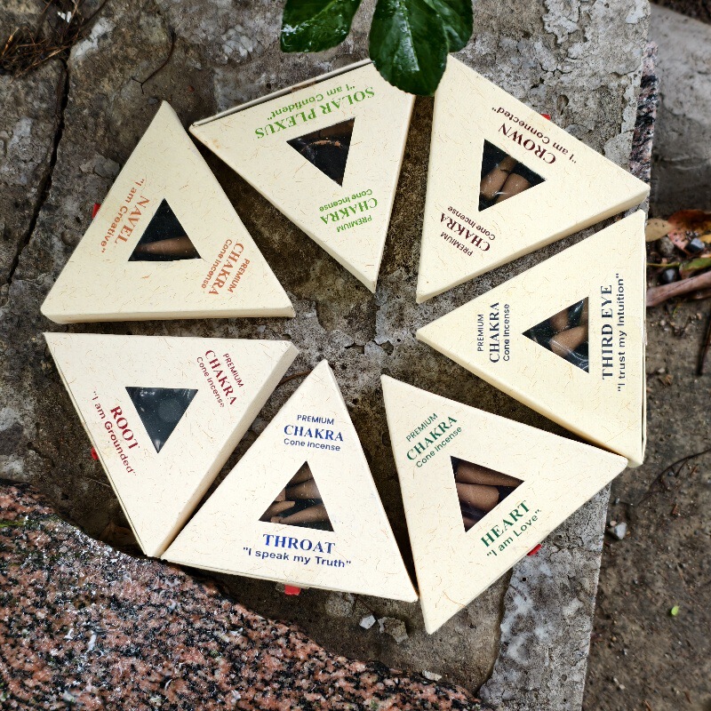 尼泊尔手工七轮塔香 锥香 室内香薰香料 冥想安神植物 mandala|undefined