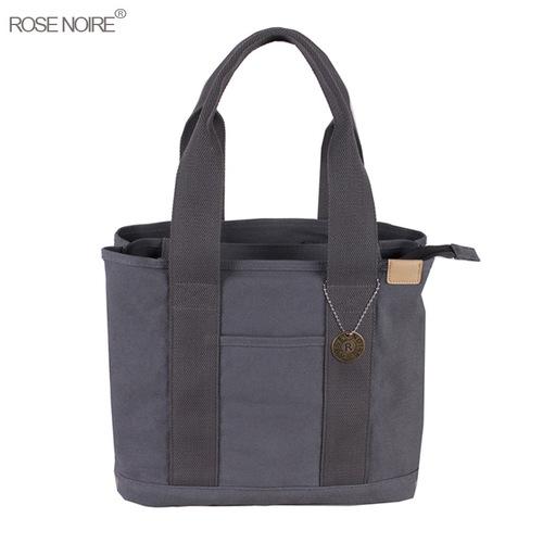 Cross-border direct sales hot-selling Japanese Rakuten high-end canvas bag commuting bag handbag 16-inch canvas women's shoulder bag