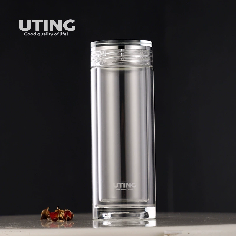 Double-layer glass handheld straw, 2021 collection, anti-scald