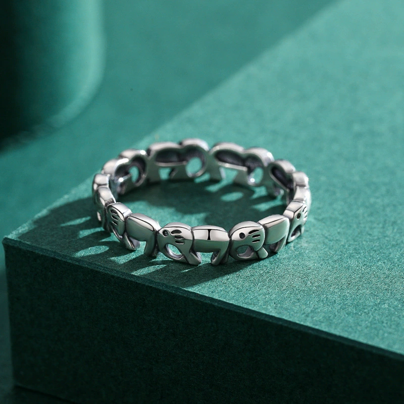 Small design fashionable universal creative ring, 925 sample silver, high-quality style, simple and elegant design, internet celebrity