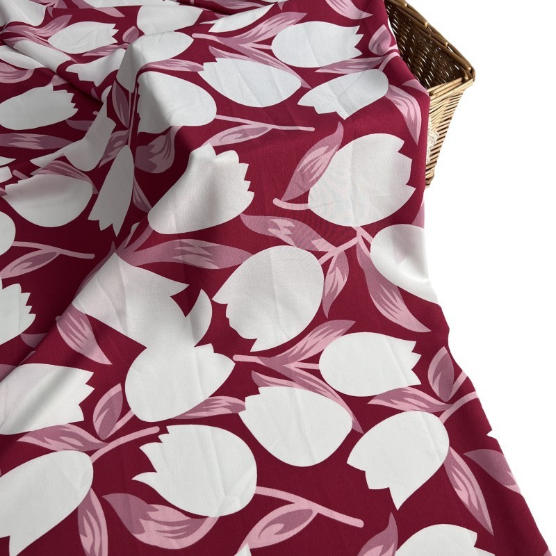 2024 nuevo estilo tela estampada elástica de cuatro lados viajes vacaciones estilo playa pantalones tirantes vestido ropa tela