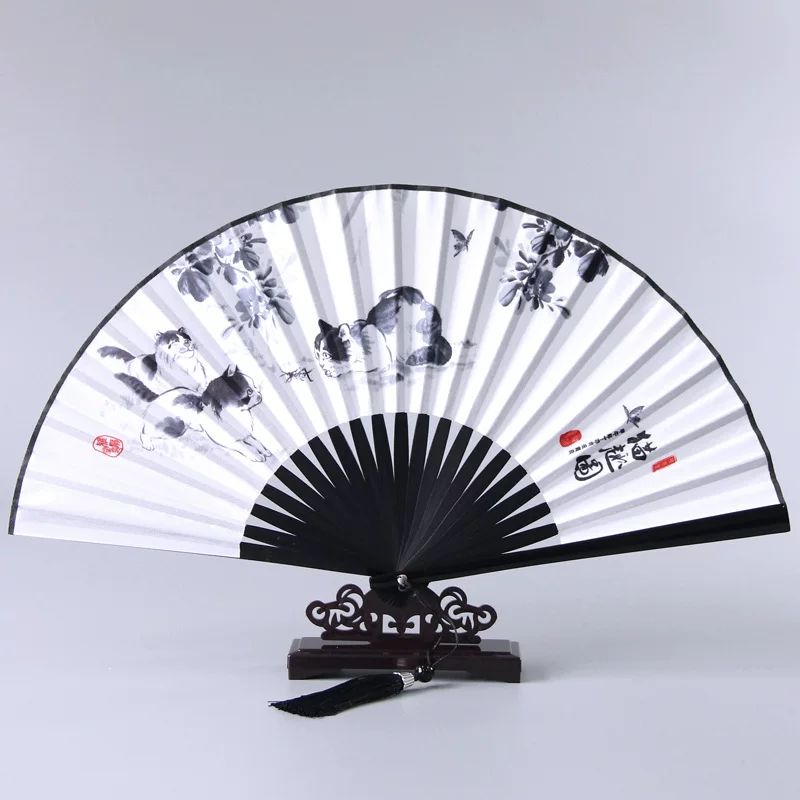 П Genuine Hanfu для мужчин и женщин, классический круглый веер, китайский стиль, подарок на день рождения