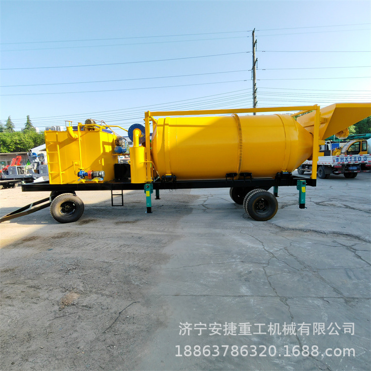 自动控制沥青拌合机 5方移动式筑路机械 小型滚筒加热再生设备
