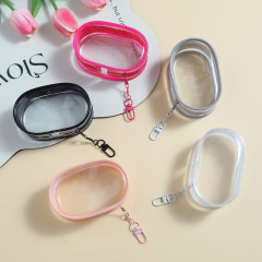 透明なデータケーブル収納バッグ旅行外出携帯高颜値充電器かわいい保護カバー多用途整理バッグ