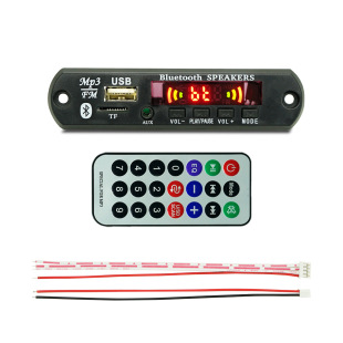Bluetooth decoder board Bluetooth module mp3 decoder board radio speaker accessories 12V with power protection