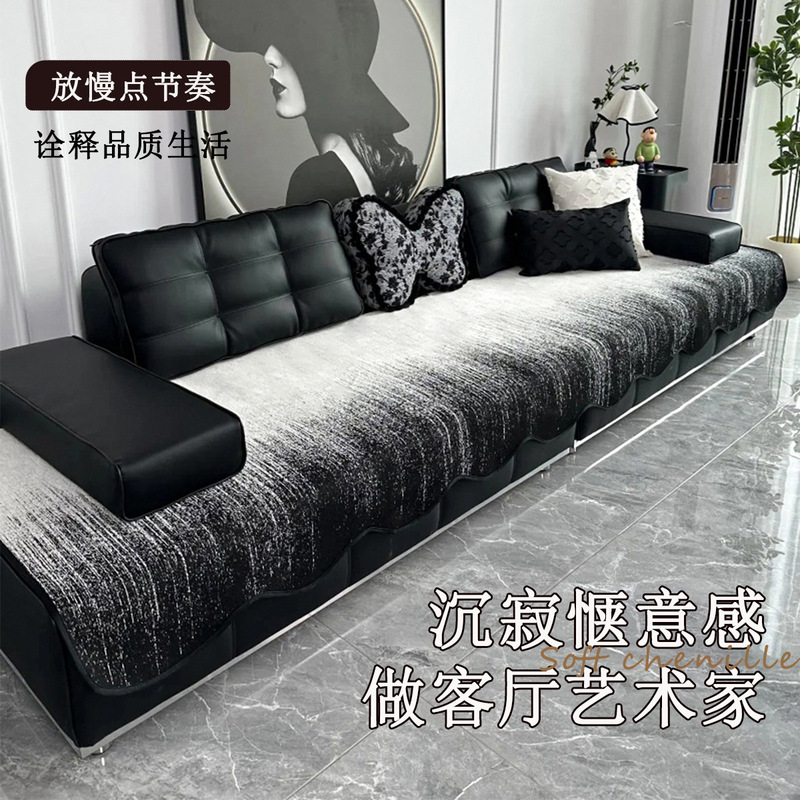 劳伦斯专用沙发垫2025新款轻奢高级感异形皮沙发垫一片式坐垫防滑|undefined
