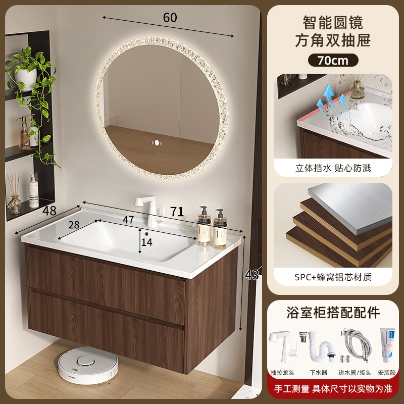 Cerámica medieval integral bañera gabinete de baño combinado lavabo gabinete lavabo lavabo lavabo